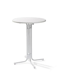 Materiel Chr Pro Mange-Debout Berlin Ø 80 cm - Veba - Blanc 