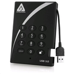 Apricorn Disque Dur Externe HDD Aegis Padlock 3.0 - 1TB (Cryptage 256-Bit AES-XTS avec code d'accés)