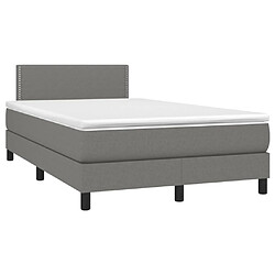 Avis Sommier à lattes,Cadre à lattes de lit et matelas et LED pour Adulte Gris foncé 120x200 cm -MN36913