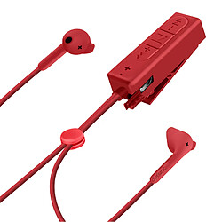 Defunc Kit piéton Bluetooth Hybrid avec Micro et Télécommande Rouge