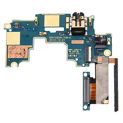 Wewoo Pour HTC One M7 / 801e / 801n pièce détachée Mainboard & Contrôle du Volume Bouton / Écouteur Jack Câble flexible Flex Cable Remplacement 