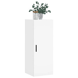 Acheter Maison Chic Armoire murale,Meuble de Rangement,Armoire Suspendue blanc 34,5x34x90 cm -MN73201