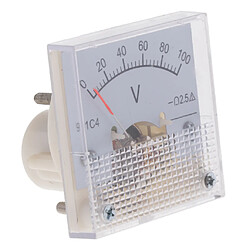 Outils d'essai de circuit de mètre de jauge de tension du panneau analogique 91c4 0-100v