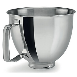 kitchenaid - bol de 3.3 l inox poli à poignée pour robot artisan - 5ksm35ssfp 