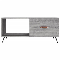 Acheter vidaXL Table basse sonoma gris 90x50x40 cm bois d'ingénierie