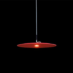 Universal Lustre OVNI de 25 cm, lustre en fer forgé de 220V, lumière chaude LED lampe de chevet de chambre, rouge