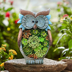 Statue De Jardin Sculpture Animale LED Lumières Solaires Pour Patio Yard Decor Owl pas cher