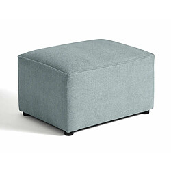 Bestmobilier Canopy - pouf - en tissu texturé