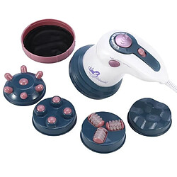 Masseur Électrique Infrarouge Perte de Poids Vibrations Corps Anti-Cellulite Slimming Appareil de Massage Rouge EU PLUG--QILU