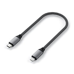 Satechi Câble USB-C vers Lightning - 25CM Gris 