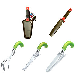 Venteo - Pack outillage à main RootSlayer™ - Outils légers durables et polyvalents - Creuser/Couper/Transplanter/Désherber/Cultiver