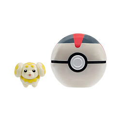 Jazwares Pokémon - Clip'n'Go Poké Balls Fidough & Timer Ball 