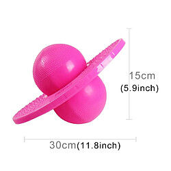 Wewoo Ballon rose Bouncing Ball antidéflagrant Balance Extérieure Gonflable Exercice Saut Balls Jouets 