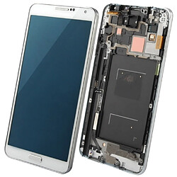 Wewoo Pour Samsung Galaxy Note III blanc / N9005, 4G LTE Pièce détachée 3 en 1 Original LCD + Cadre + Touch Pad