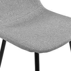 Lot de 2 Chaises de Salle à Manger Kerava 86 x 46 cm Gris [en.casa] pas cher