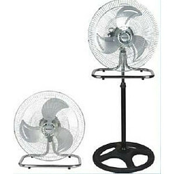 Ventilateur de Bureau Ravanson WT-7046 Noir Argenté 90 W