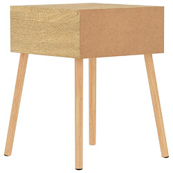 Maison Chic Table de chevet Table de Nuit Meuble de Rangement Chêne sonoma 40x40x56 cm Aggloméré pas cher