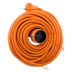 Prolongateur 16A HO5VV-F 2x 1,5 2P sans terre Orange 40m - Zenitech