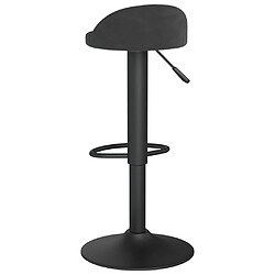 Acheter vidaXL Tabouret de bar Noir Velours