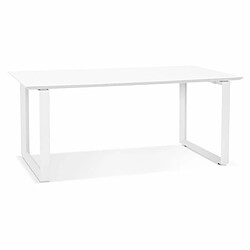 Paris Prix Bureau Design Ribaila 180cm Blanc