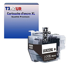 T3AZUR- Cartouche compatible avec Brother LC422 XL pour Brother MFC-J5340DW, MFC-J5340DWE, MFC-J5345DW Noire