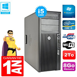 PC Tour HP WorkStation Z210 I5-2400 RAM 8Go Disque 2To Graveur DVD Wifi W7 · Occasion 