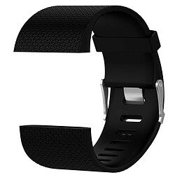 Avis Wewoo Bracelet pour montre connectée Dragonne sport réglable losange texture FITBIT Surge noir