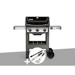 Barbecue gaz Weber Spirit II E/310 + plancha + Kit ustensiles 3 pièces Better