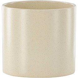 Venture Home Cache pot en grès Sane 18x17cm beige. Cache pot en grès Sane 18x17cm beige