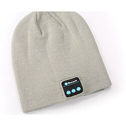 YP Select Bluetooth Hat Bluetooth Beanie Hat with Bluetooth 5.0 Built-in Stereo Mic Fit for Outdoor Sports-Gris 