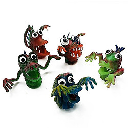 Universal 5pc senior monstres doigt jouet jouet drôle drôle animal monstre jouet jouet jouet jouet enfants marionnettes