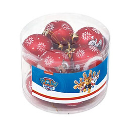 Pack de 10 boules de sapin de Noël diamètre 6cm. par Paw Patrol Nickelodeon ARDITEX PW14026