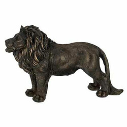 Paris Prix Statuette Déco Lion Debout 28cm Bronze 