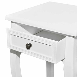 Acheter vidaXL Table gigogne 2 pcs avec tiroir Blanc