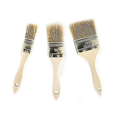 Avis Universal 7pcs poils pointes en bois Brosse de barbecue à l'eau peinture à l'eau peinture imperméable