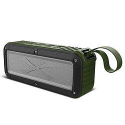 Yonis Enceinte Bluetooth NFC Étanche Son Cristallin Basses Robustes Portable Enceinte Bluetooth Waterproof Portable Pour Extérieur Et Douche Avec Radio FM Et NFC Vert YONIS