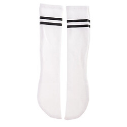 paire de chaussettes en coton rayé pour blythe bjd accessoires poupée poupée 3 points blanc accessoires de vêtements pour poupées