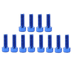 12pcs Support De Cage De Bouteille D'eau De Vélo Léger Boulons Vis Vélo Durable