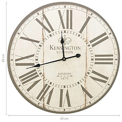 vidaXL Horloge murale vintage Londres 60 cm pas cher