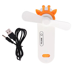 Avis voyage poche mini portable ventilateur muet usb été refroidisseur ventilateur de refroidissement orange