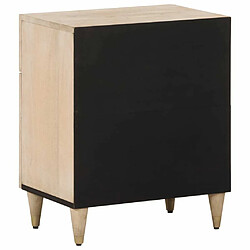 Acheter Maison Chic Table de chevet, Table de Nuit, Meuble de Rangement 50x33x60 cm bois de manguier massif