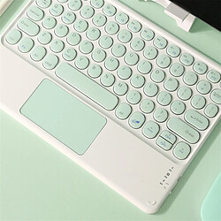 Universal Bluetooth sans fil pour iPad Clavier tactile Tablette pour iPad Clavier externe sans fil de 8ème génération | Clavier (vert) 