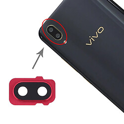 Wewoo Pièce détachée Cache-objectif pour appareil photo Vivo X21 rouge 