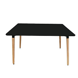 Wilsa Table scandinave noire 120