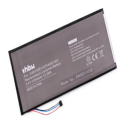 vhbw Batterie remplacement pour Acer KT.0010Z.001, MLP2964137 pour tablette pad (3300mAh, 3,7V, Li-polymère)