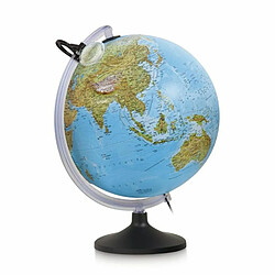 Atmosphere Globe terrestre lumineux en relief Ø 30 cm - Urano Relief