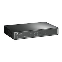 Commutateur Réseau de Bureau TP-Link TL-SF1008P RJ45 PoE 1.6 Gbps Noir