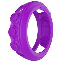 Wewoo Boîtier de montre Étui de protection en silicone Smart Watch pour Garmin Fenix 3 violet