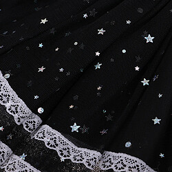 Acheter 1/3 Cute Star Princess Robe Gauzy avec dentelle pour poupées BJD Changing Accs Black