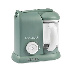 BEABA, Babycook Solo, Robot bebe 4 en 1, Cuiseur, Mixeur - Eucalyptus